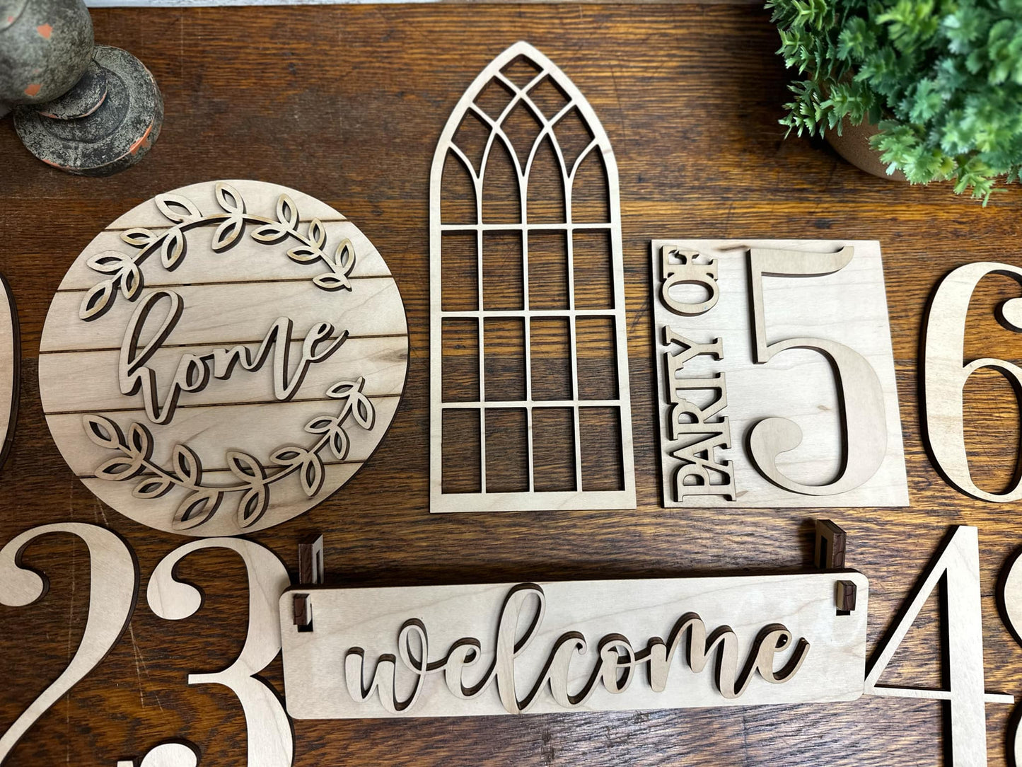 Welcome - Home, Party of, Interchangeable DIY Craft Kit