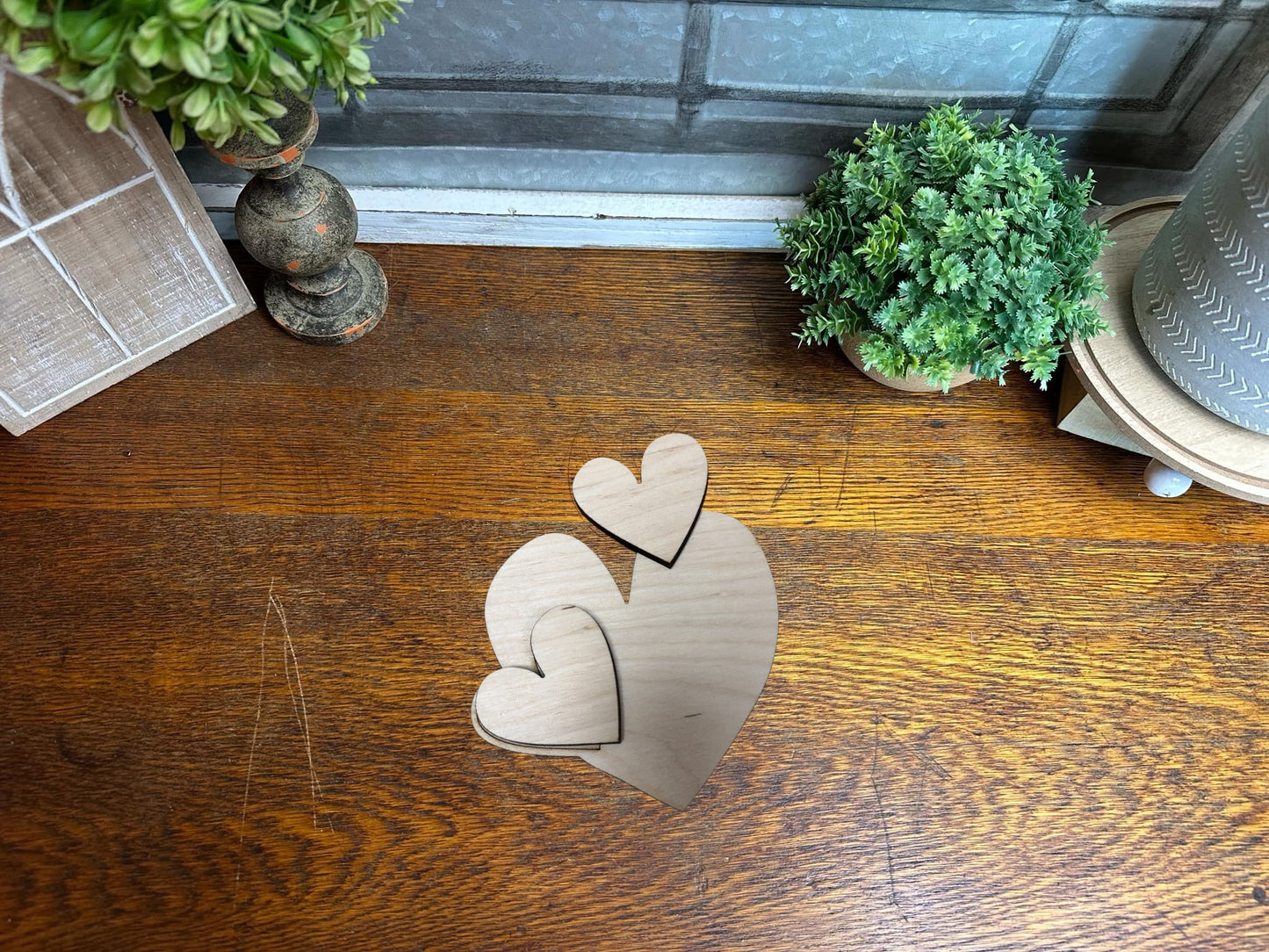 Hearts Interchangeable Welcome Sign Insert