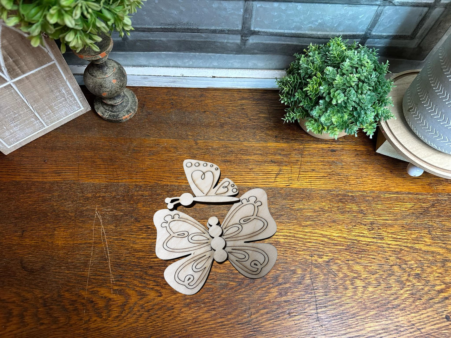 Butterfly Interchangeable Welcome Sign Insert