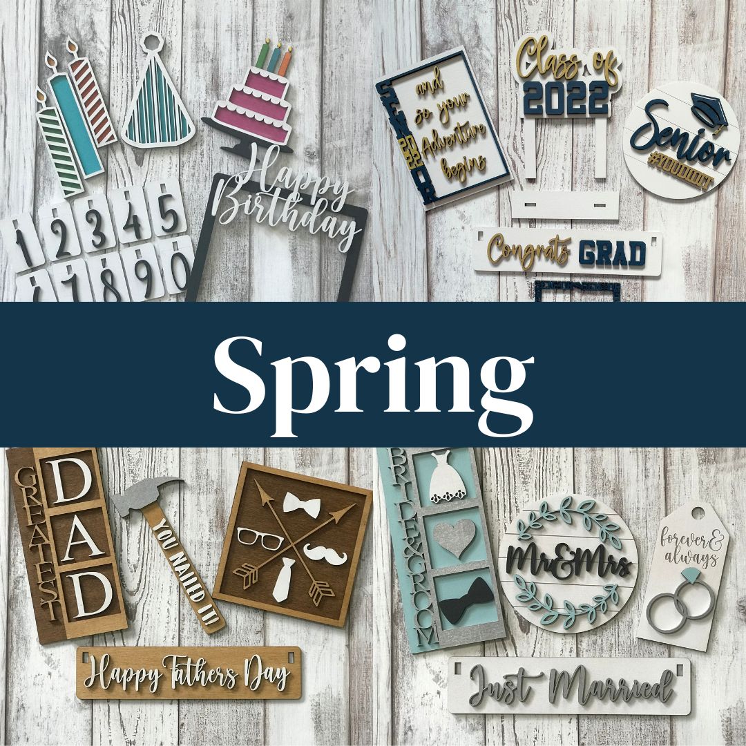 Interchangeable Inserts - Spring – Free Time Treasures
