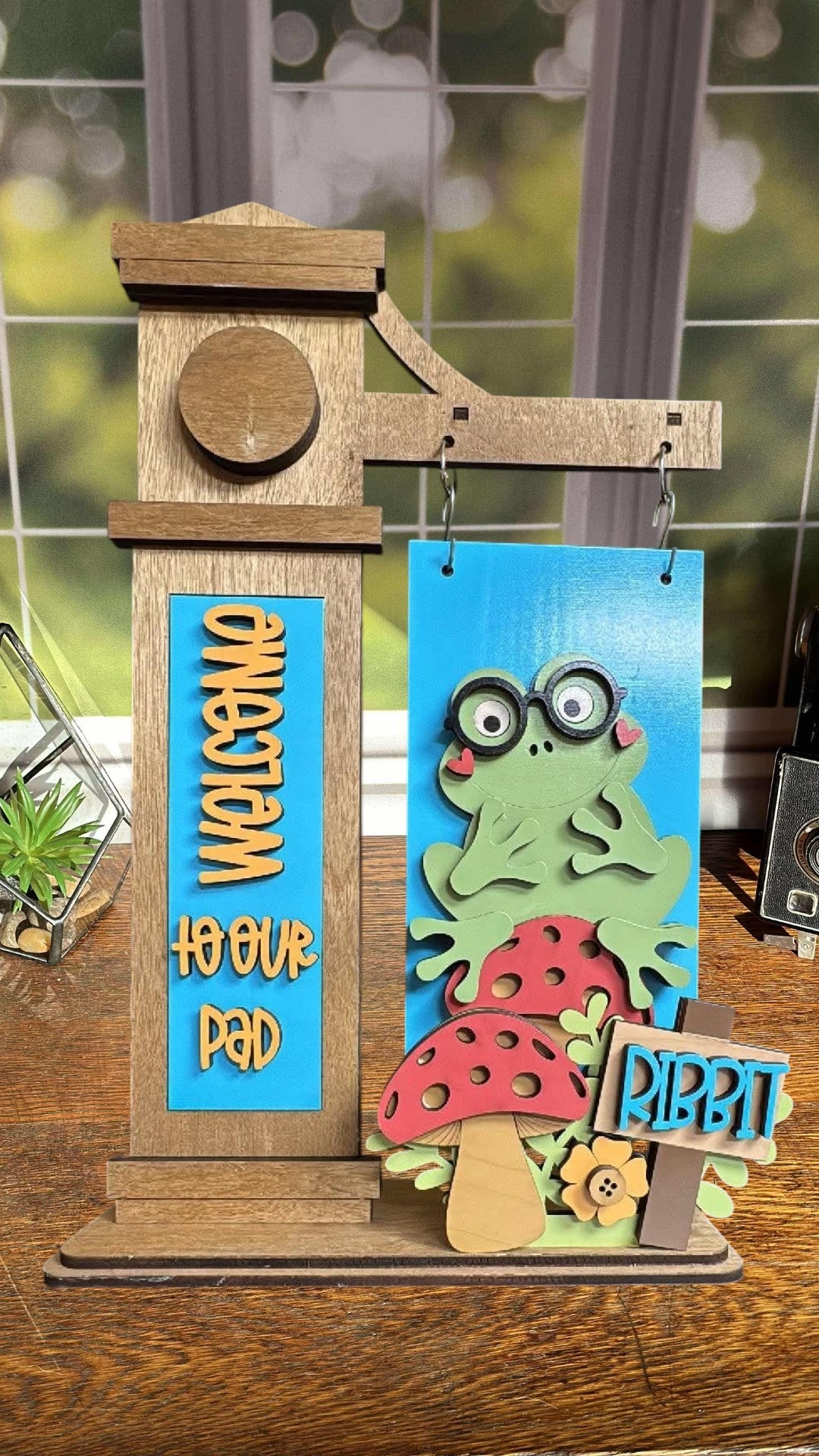 Welcome to Our Pad Frog Post Insert — Interchangeable DIY Wood Blank Kit