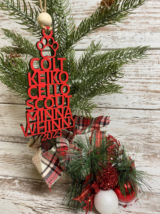 Personalized Name Ornament